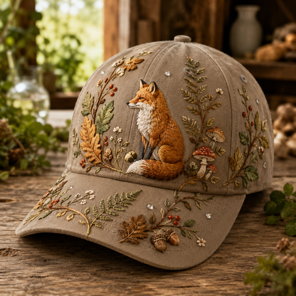 🦋 Nature-Inspired Embroidered Animal Caps🔥Last 4 hours🔥BUY 3 GET 1 FREE