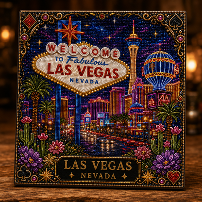 🇺🇸 Iconic American Landmarks Pearl Art Kit